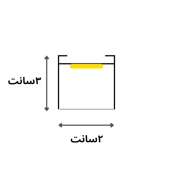 چراغ روکار خطی مدل 6350
