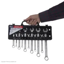 مجموعه ۱۱ عددی آچار یکسر رینگی یکسر تخت جنیوس تولز مدل HS-011M