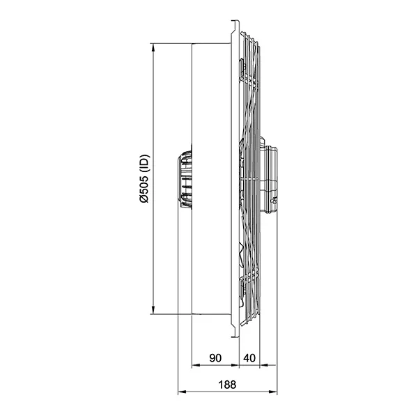 هواکش دمنده مدل VIK-50A6S