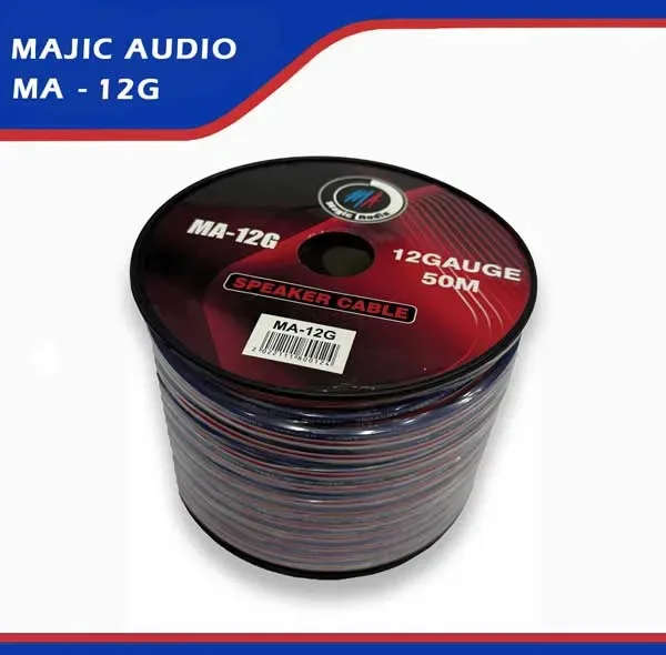 سیم بلندگو مجیک آدیو مدل MA-12G طول 50 متر