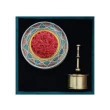 زعفران هدیه آروند – 1 گرم به همراه هاون