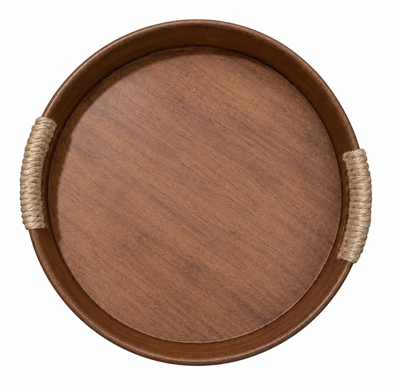 سینی دسته دار مدل دایره ای soosoo43 سایز 30×30 سانتی متر
