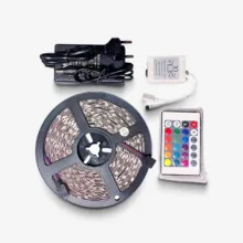 ریسه ال ای دی مدل دریم لایت گیمینگ 16 رنگ کد RGB 12v طول 10 متر