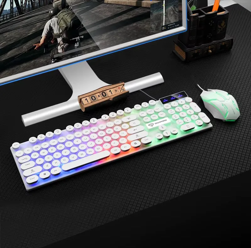 کیبورد و ماوس گیمینگ دیوایپارد مدل GMK-30
