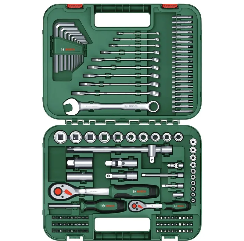 آچار و بکس بوش مدل فوق حرفه ای کد 1600A02Z9B مجموعه 132 عددی