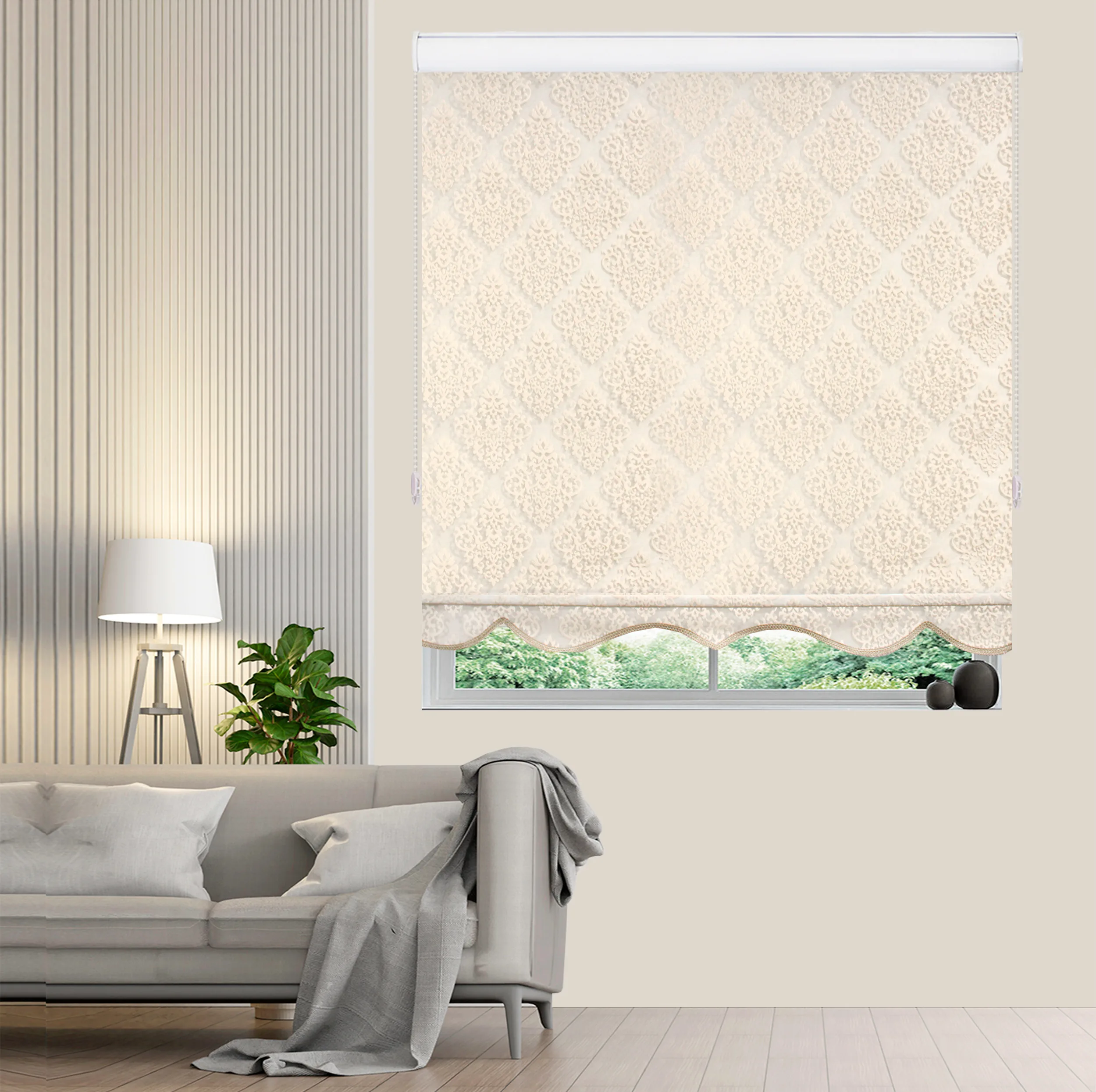 پرده زبرا شب و روز زیو مدل ویدا سایز 200×180 سانتی متر