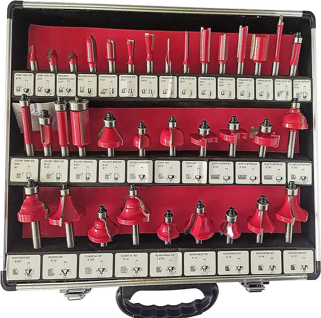 تیغ اور فرز مدل jt-35 شفت 8 مجموعه 35 عددی