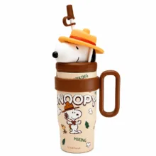 قمقمه کودک مدل اسنوپی Snoopy کوهنورد حجم 0.8 لیتر