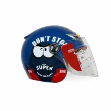 کلاه کاسکت ردلاین مدل BRIGHT BLUE / Boxer SIZE YM 908
