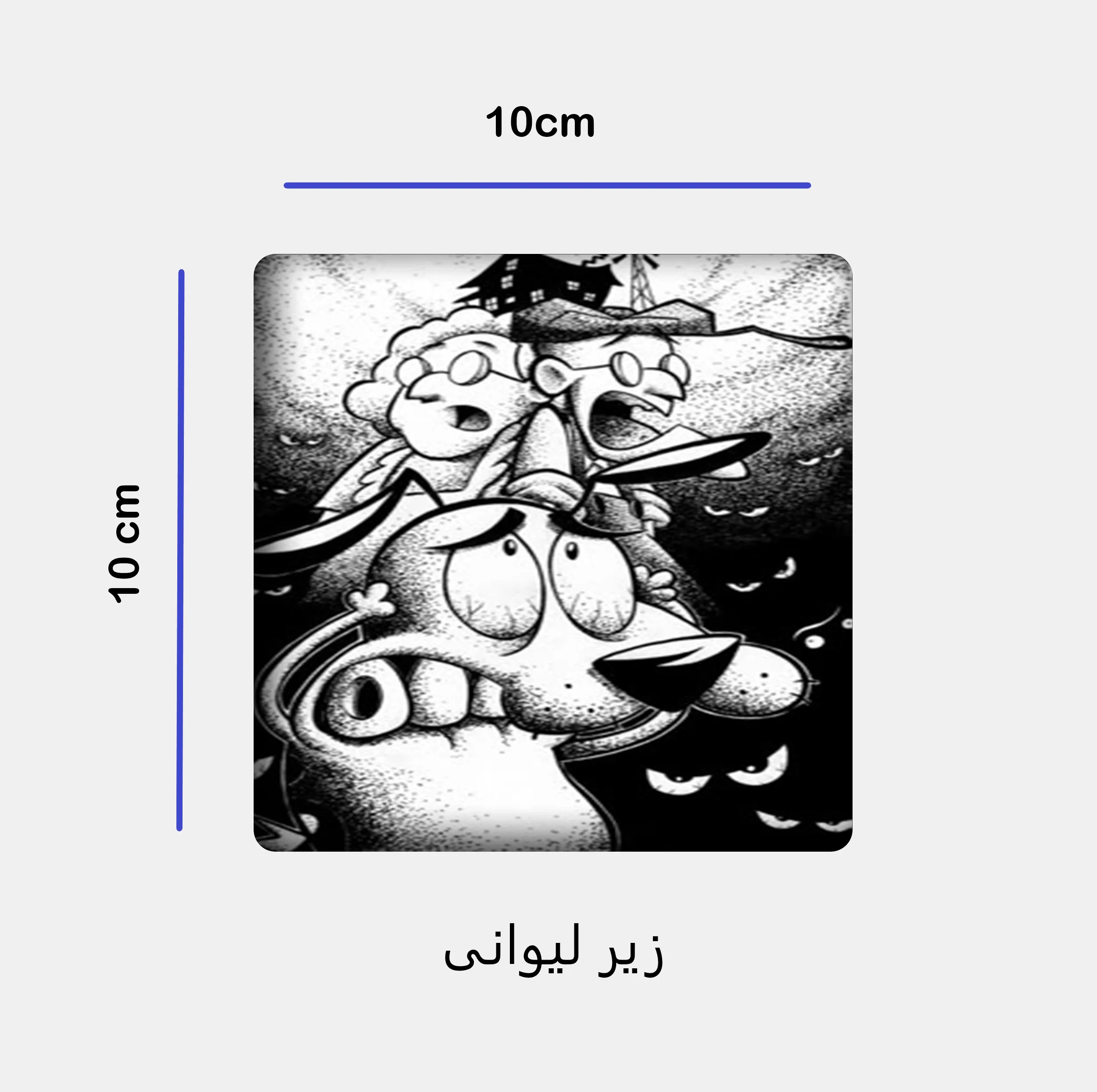 ست ماگ سرامیکی مدل کوریج به همراه زیرلیوانی و پد ماوس کد 322