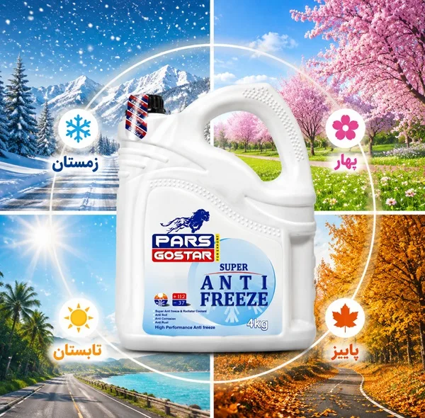 ضدیخ 50% پارس گستر مدل 4L حجم 4 لیتر