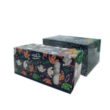 دستمال کاغذی 100 برگ شکوه مدل گلدار بسته 2 عددی