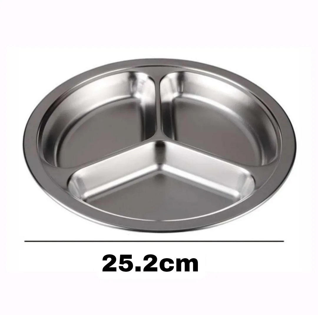 بشقاب غذا خوری مدل چند خانه بسته 2 عددی