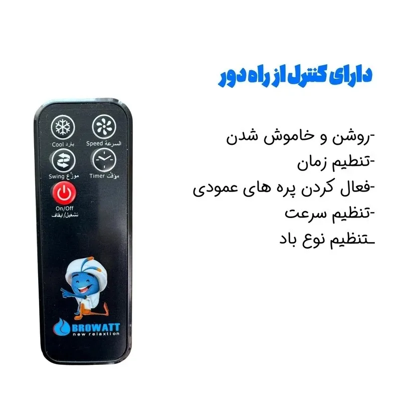 کولر سلولزی 30000 بروات مدل کنترل دار