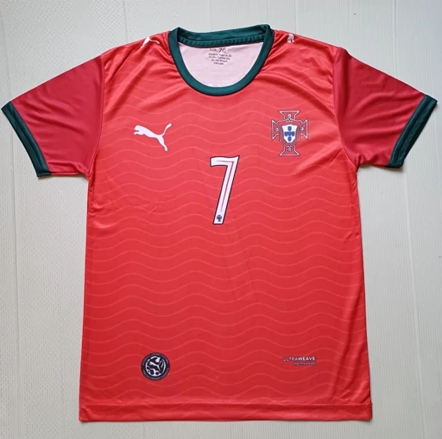 ست تی شرت و شلوارک ورزشی پسرانه پرتغال مدل رونالدو Home 2026