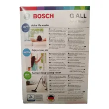 پاکت جاروبرقی مدل GALL مناسب برای جارو برقی های بوش و زیمنس بسته 4 عددی به همراه فیلتر موتور جارو برقی
