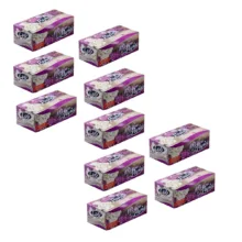 دستمال کاغذی 100 برگ پاپیا کد 010 مجموعه 10عددی