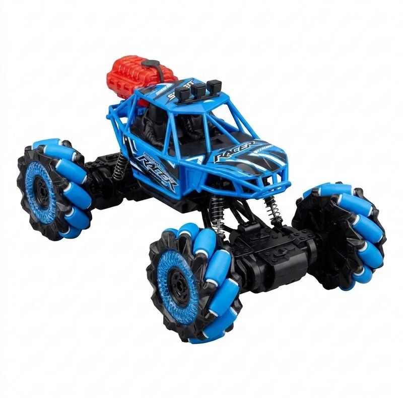 ماشین کنترلی آفرود مدل Climbing Spray Car با باتری شارژی، قابلیت اسپری، بدنه پلاستیکی و 4 چرخ