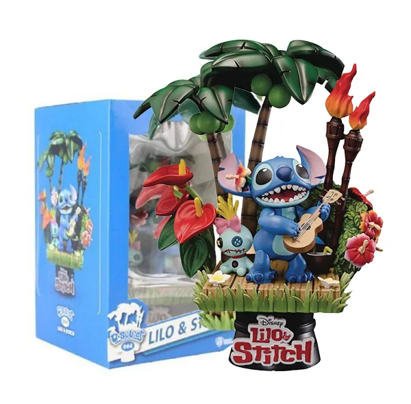 فیگور مدل استیچ طرح Lilo amp Stitch Hula ارتفاع 16 سانتی متر