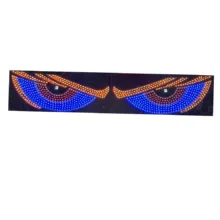 چراغ تزیینی پشت شیشه خودرو مدل چشم کد DEVILSEYE بسته دو عددی