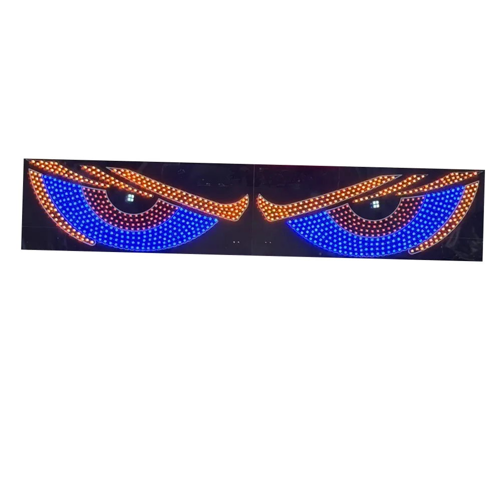 چراغ تزیینی پشت شیشه خودرو مدل چشم کد DEVILSEYE بسته دو عددی