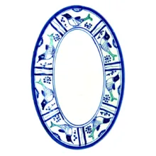 ديس بيضي چيني ميبدمرواريد مدل مرغي ساده کدB