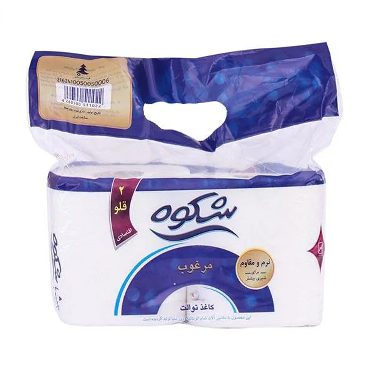 دستمال توالت شکوه مدل PREMIUM بسته 2 عددی