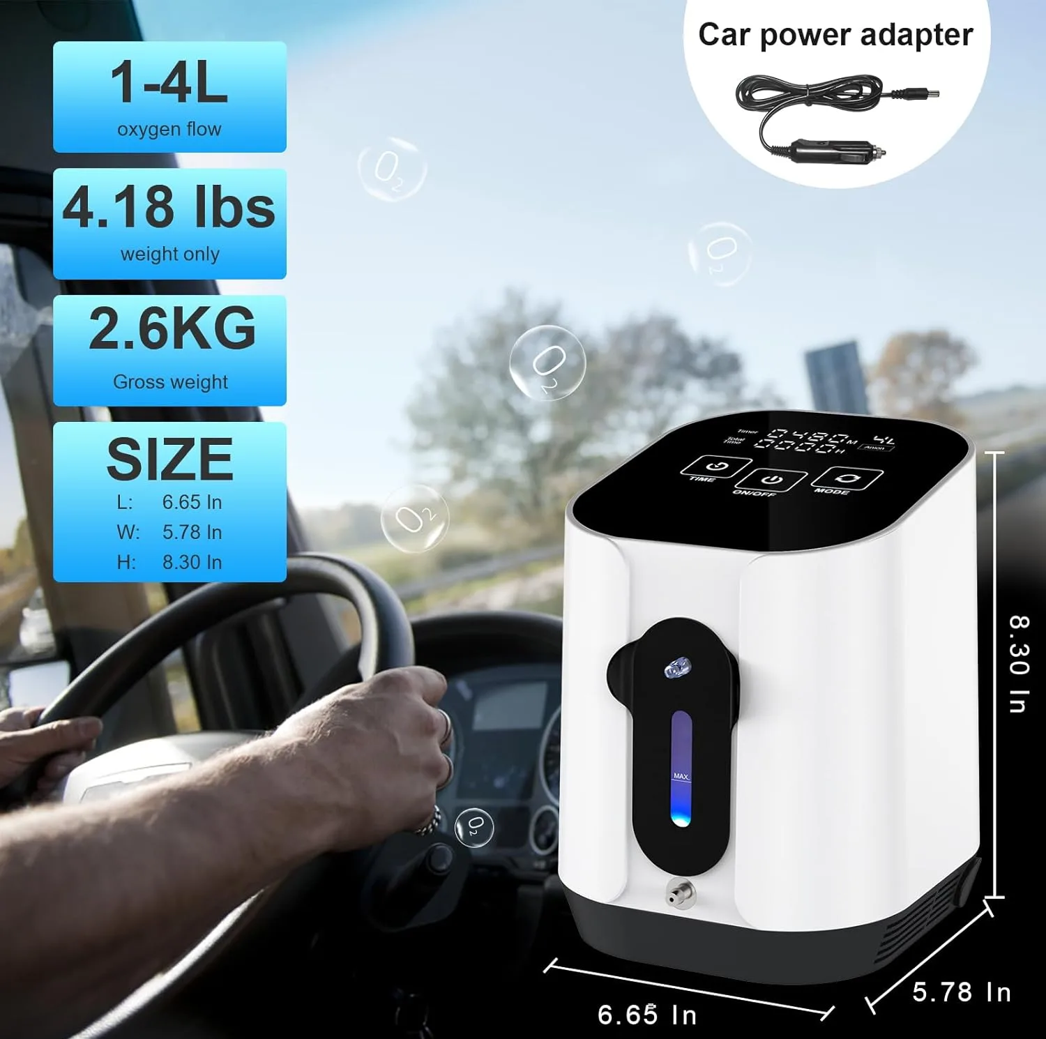 اکسیژن ساز خودرویی مدل B0C7784NRX