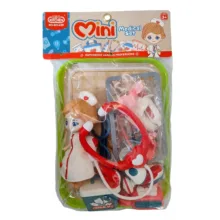 ست اسباب بازی تجهیزات پزشکی مدل Mini Medical Set مجموعه 17 عددی