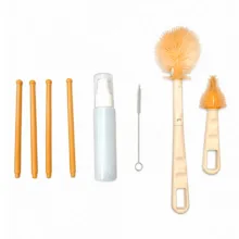 برس شیشه شوی مدل BRUSH SET طرح خرسی مجموعه 7 عددی