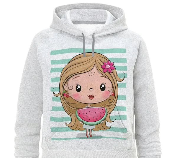 هودی دخترانه مدل دختر و هندوانه A261