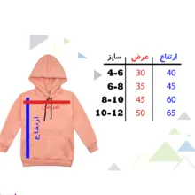 هودی پسرانه مدل مستربین کد F201 رنگ گلبهی
