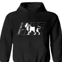 هودی پسرانه مدل F84 رنگ مشکی طرح NIKE