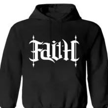 هودی پسرانه مدل F85 FaitH رنگ مشکی