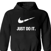 هودی پسرانه مدل F23 رنگ مشکی طرح NIKE