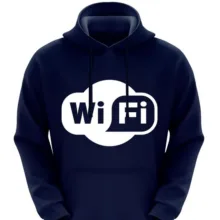 هودی پسرانه مدل مشت F55 WiFi رنگ سرمه ای