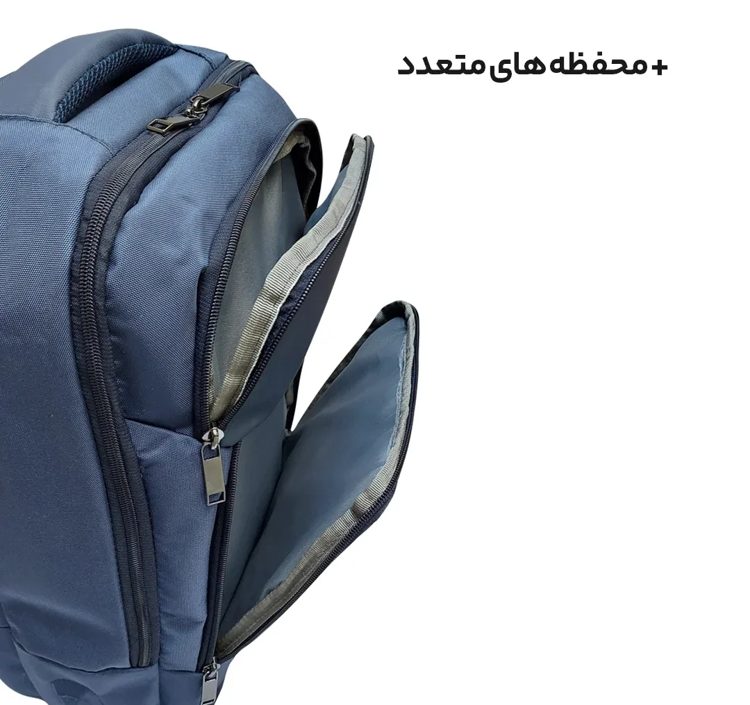کوله پشتی لپ تاپ پرزیدنت مدل Wizard1 مناسب سایز 15.6 اینچ