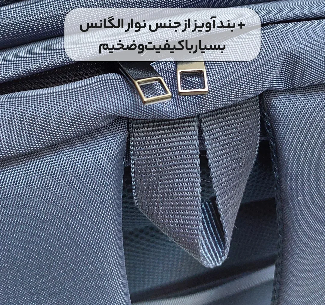 کوله پشتی لپ تاپ پرزیدنت مدل Wizard1 مناسب سایز 15.6 اینچ