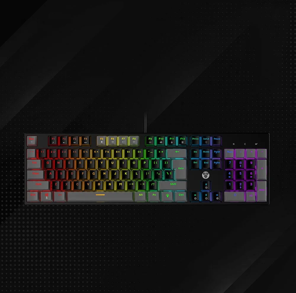 کیبورد گیمینگ فنتک مدل ATOM104 MK886V2Blueswitch