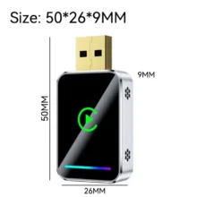 کارپلی و اندروید اتو مدل Wireless CarPlay/Android Auto Q1JS به همراه مبدل USB به USB-C