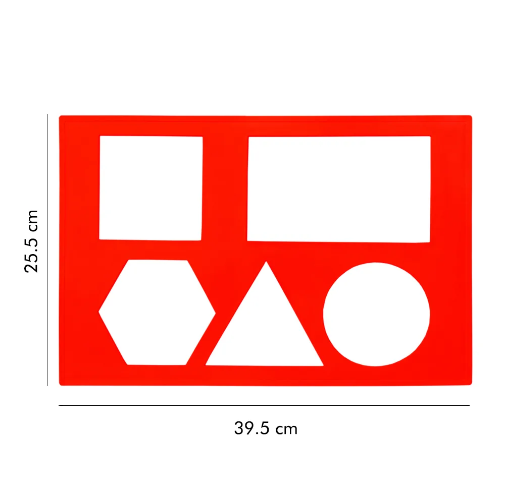 شابلون مدل اشکال هندسی کد Stencil-Math