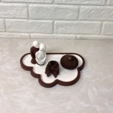 مجسمه بتنی مدل اغوش مجموعه 4 عددی