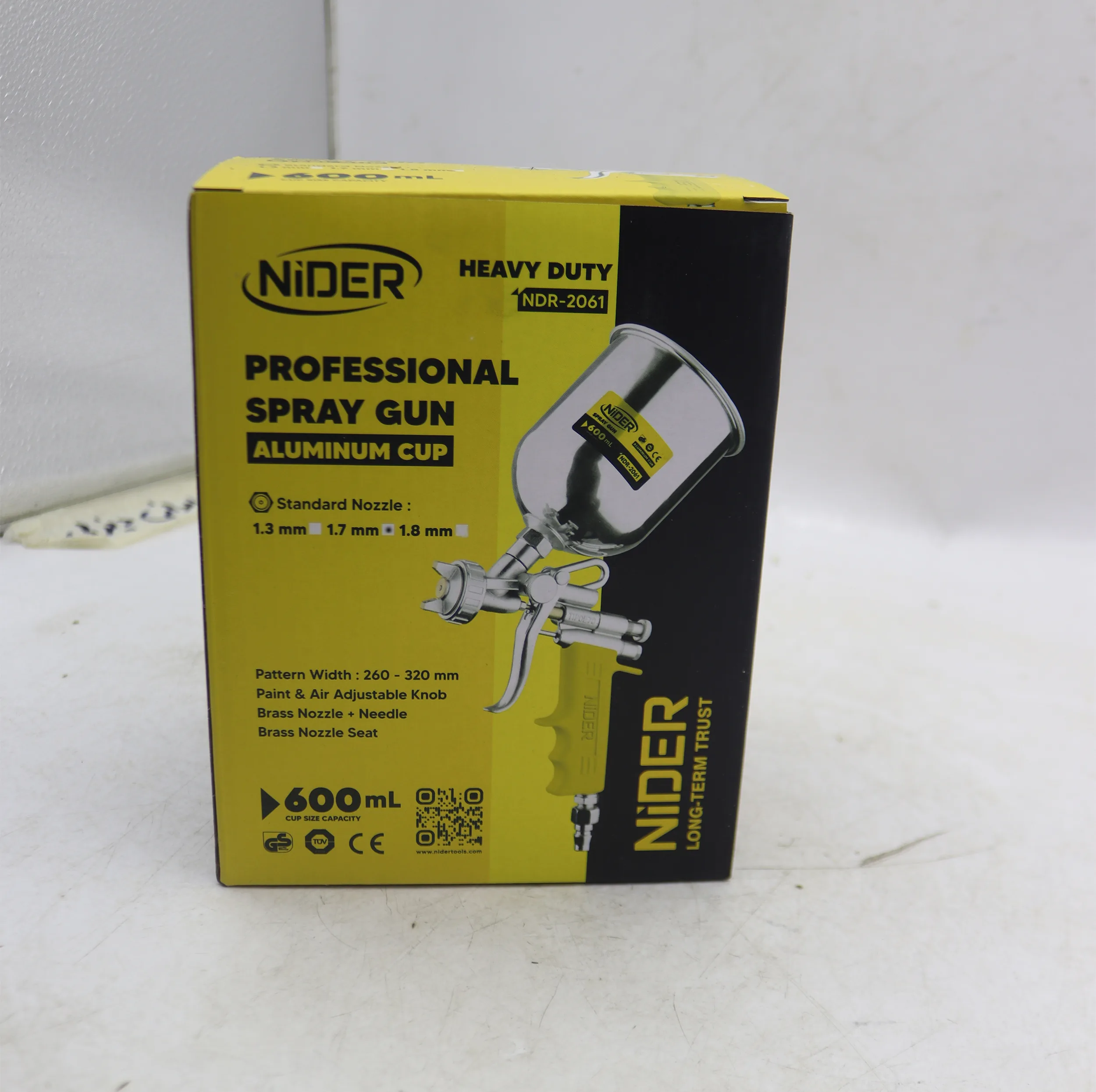 پیستوله رنگ نیدر مدل YP-NDR-2061/1.7MM