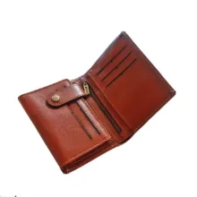 کیف پول چرم طبیعی سهند چرم مدل سامان