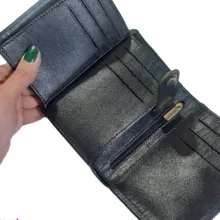 کیف پول چرم طبیعی سهند چرم مدل سامان