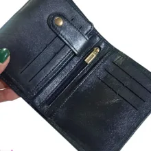 کیف پول چرم طبیعی سهند چرم مدل سامان