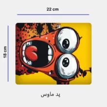 ست ماگ زیر لیوانی و پد ماوس مدل استیکر کد 63