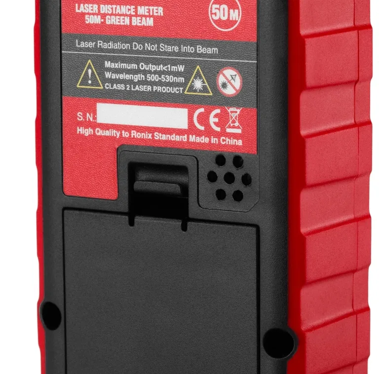 متر لیزری رونیکس مدل Green Light RH-9353G برد 50 متر