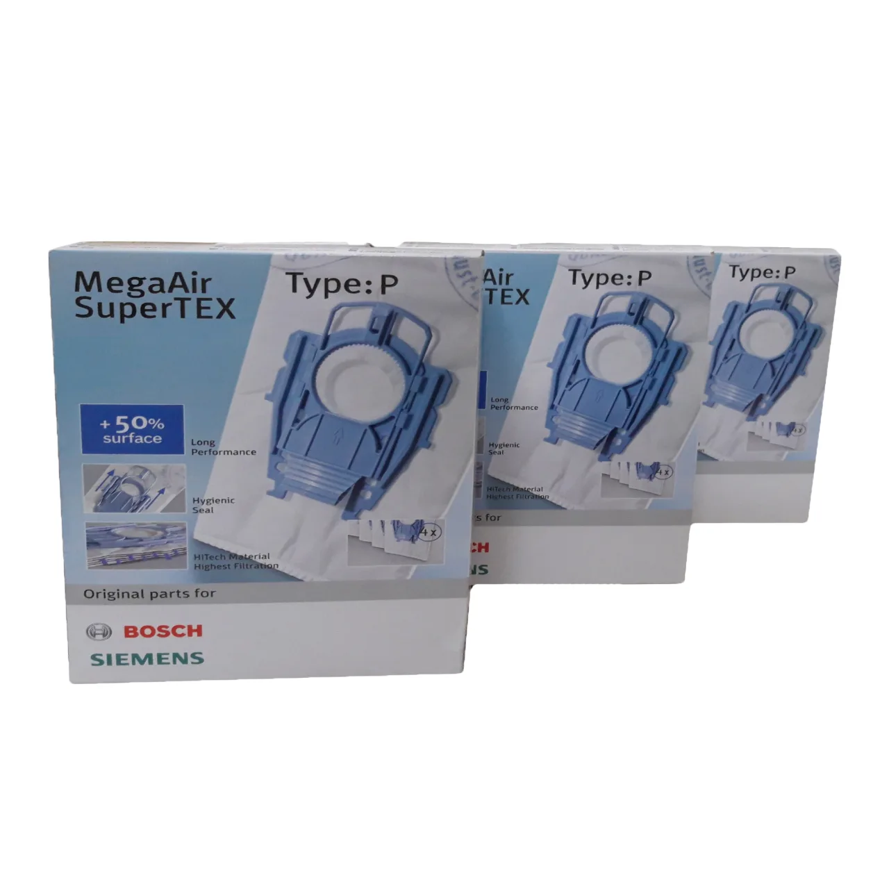کیسه جاروبرقی مجیک ایر مدل 10p مجموعه 3 عددی مناسب برای جاروبرقی بوش ارگومکس مجموعه 3 عددی