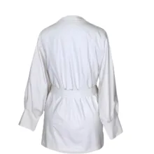 کت چرم زنانه کد 300 رنگ شیری